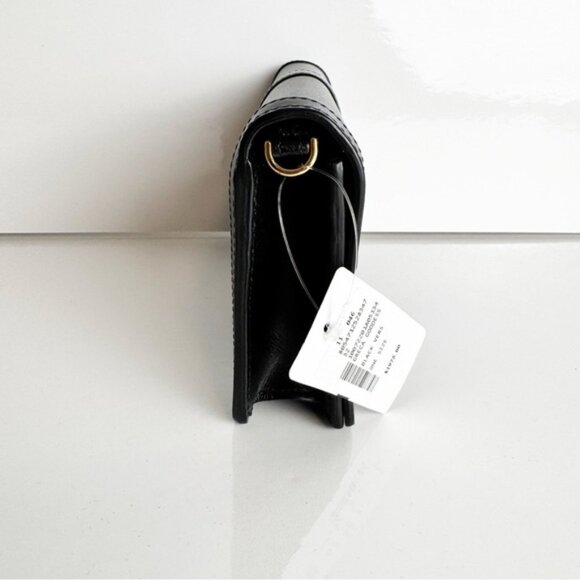 NWT Versace Grecca Goddess Mini Bag (without strap) Clutch in Black and Gold - Picture 2 of 11